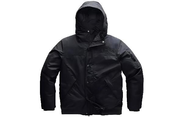 The North Face Logo Print Hoodie Jacket Black Men's