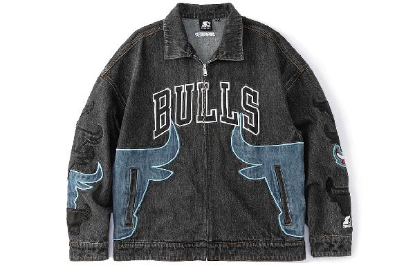 STARTER x NBA Bulls Denim Jacket