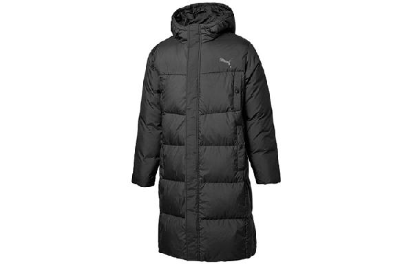 Puma Long Down Coat Black