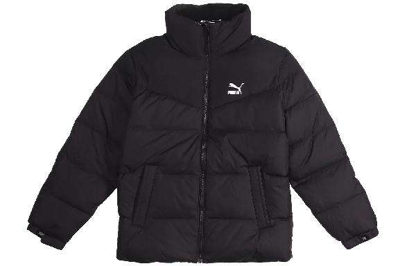PUMA Stand Collar Down Jacket Black