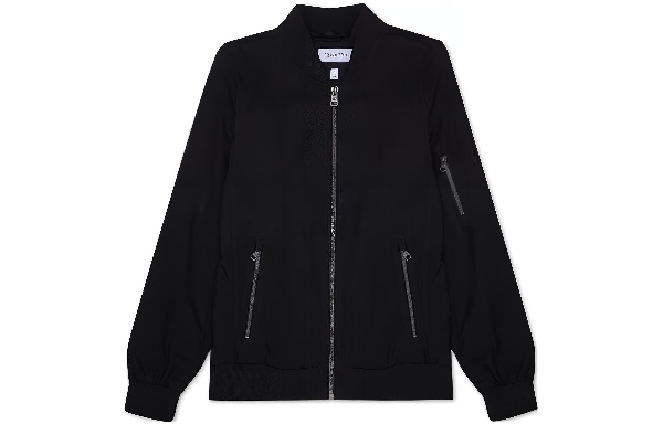 Calvin Klein SS23 Solid Zip Jacket Black