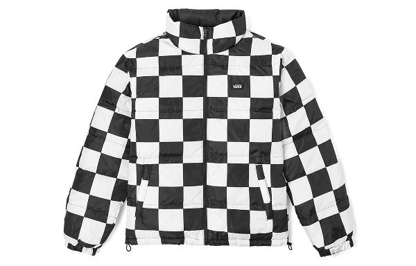 Vans Reversible Checkered Long Sleeve Puffer Jacket