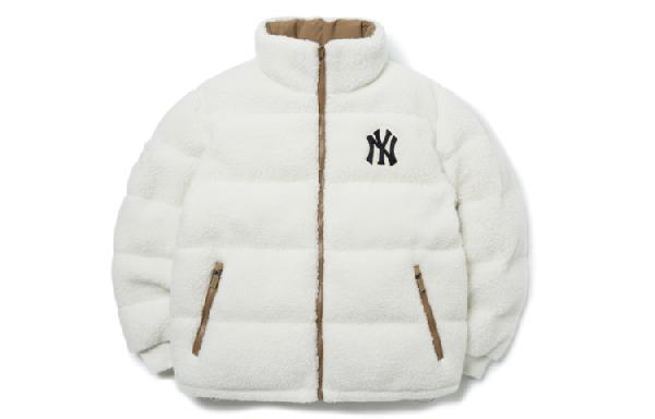 MLB Reversible Puffer Jacket White