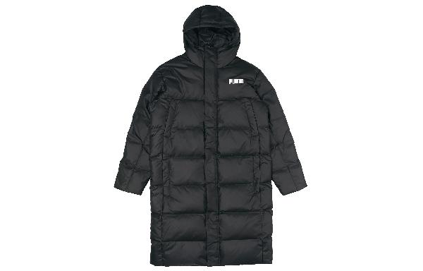 Puma Long Down Jacket Black