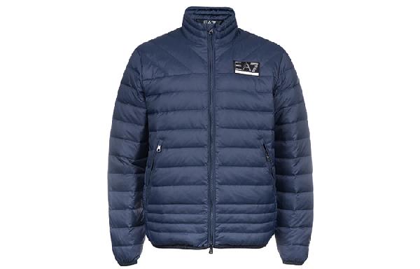 Emporio Armani EA7 Down Jacket Blue