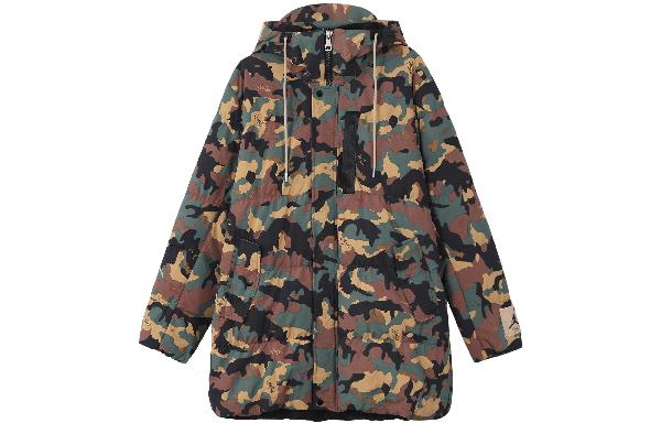 Jordan Camo Green Down Jacket