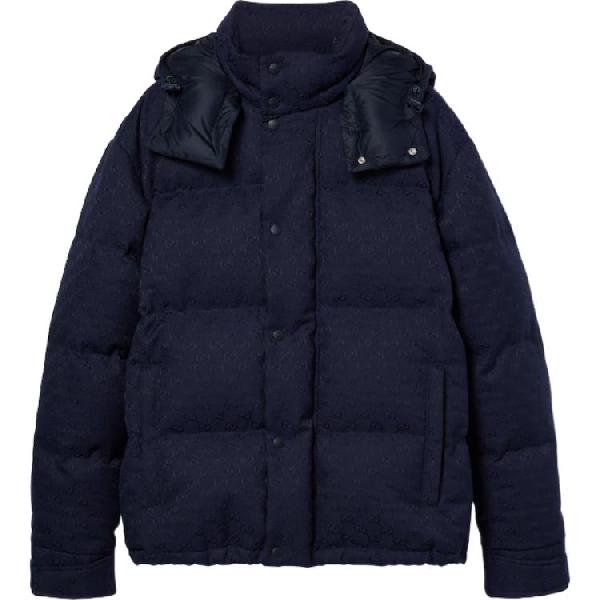 GUCCI SS25 Printed Zip Detachable Hood Jacket