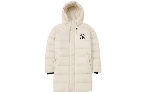 MLB FW22 Logo Hooded Down Jacket White