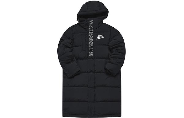 FILA Fusion Long Down Jacket Black