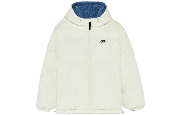 New Balance Reversible Logo Puffer Jacket White