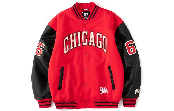 STARTER x NBA Bulls Red Jacket