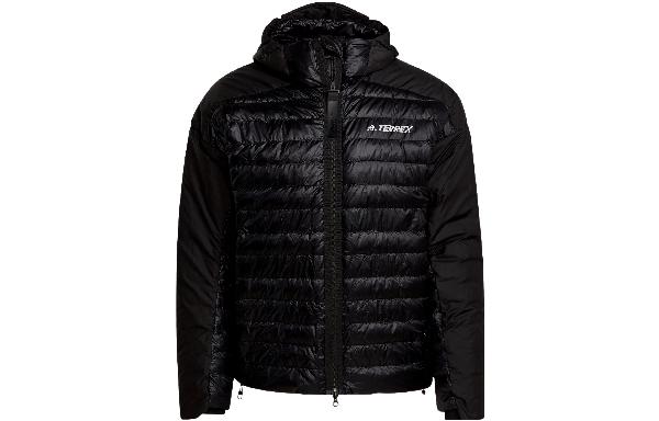 adidas Myshelter Down Hooded Jacket Black
