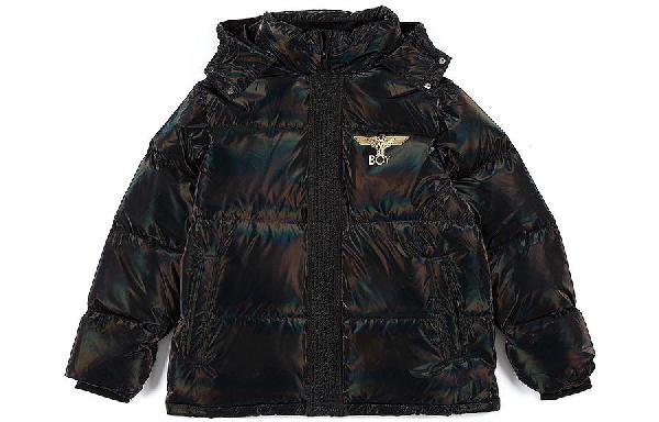 Boy London Zipper Short Down Jacket Black
