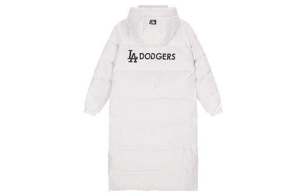 MLB Los Angeles Dodgers Logo Embroidered Long Down Jacket