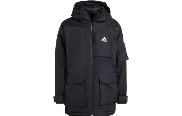 adidas Logo Print Down Jacket
