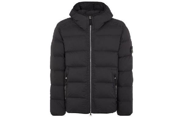 Stone Island SS23 Quilted Down Jacket Black