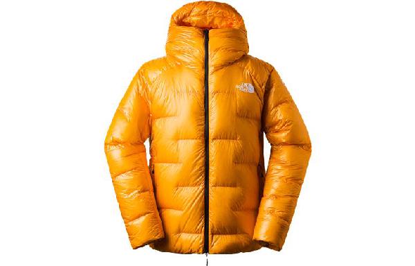 The North Face Summit Series Logo Print Down Jacket Yellow