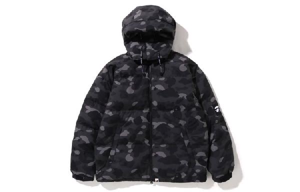 A BATHING APE FW22 Color Camo Down Jacket