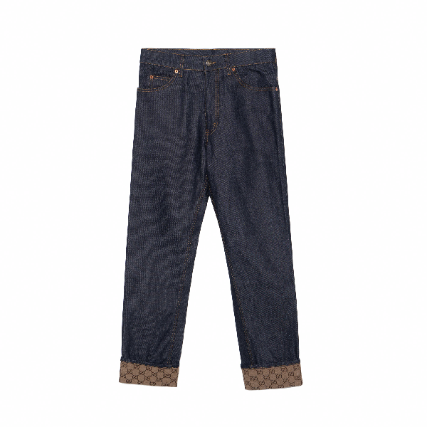 Gucci FW22 Deep Blue Jeans