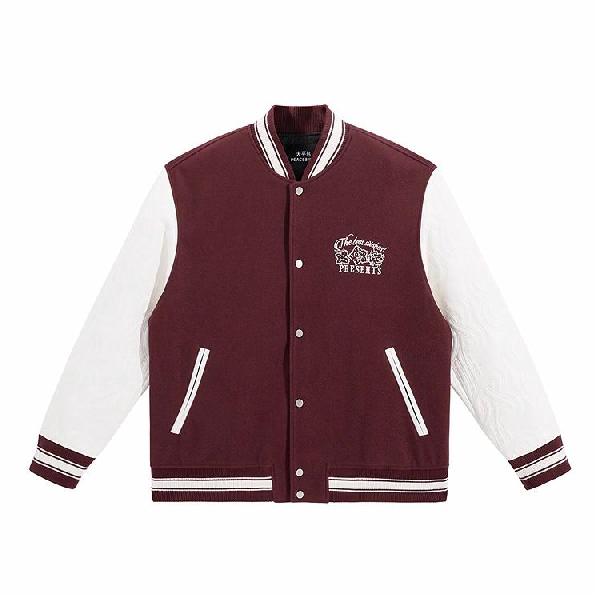 PEACEBIRD Embroidered Oversized Jacket