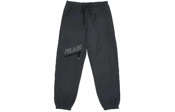 Palace Polar Grid Reverse Bottoms Black