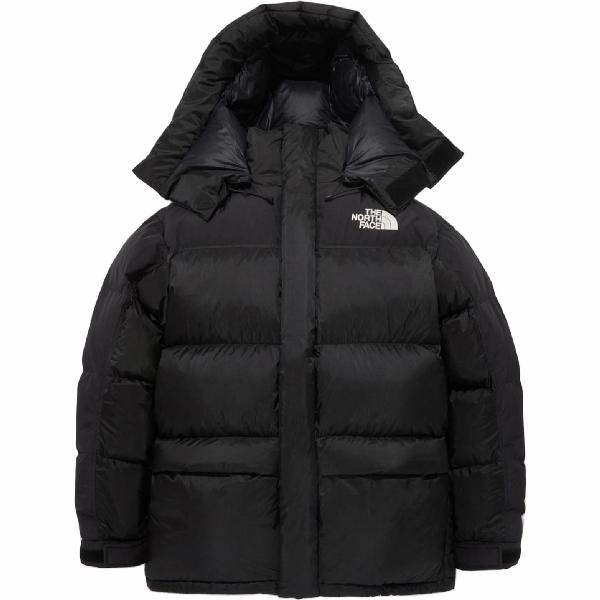 The North Face Logo Hoodie Down Jacket Black