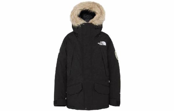 The North Face Logo Embroidered Hoodie Jacket Black