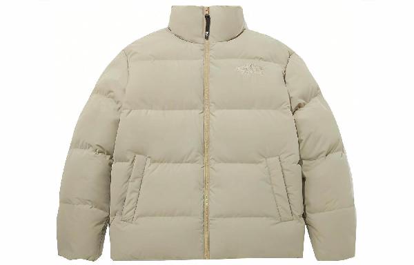 The North Face Logo Embroidered Jacket Khaki