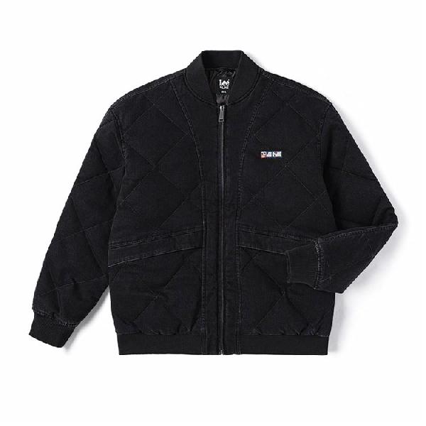 Lee Quilted Down Jacket Black