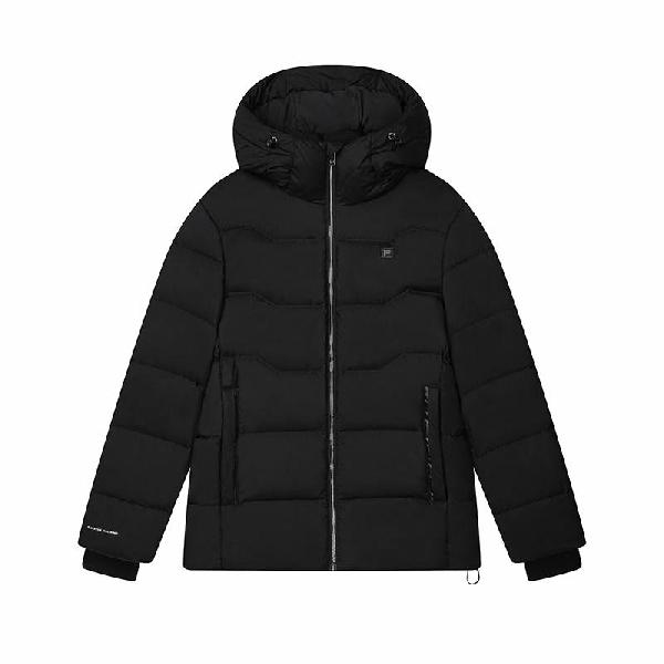 FILA Down Jacket Hooded Black