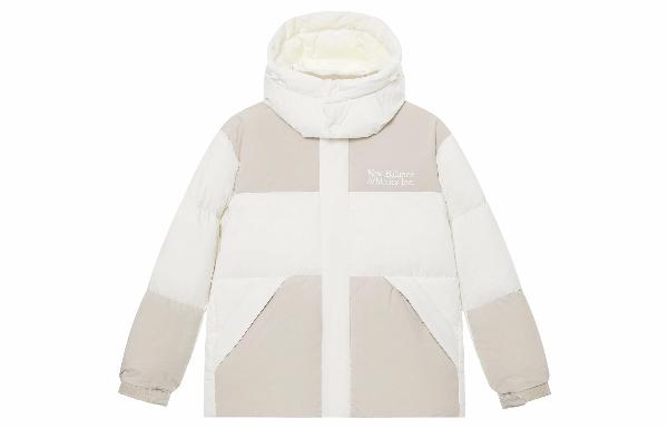 New Balance Retro Hooded Down Jacket White/Ivory