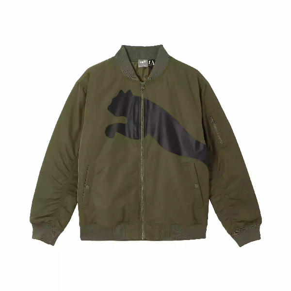PUMA LOGO BOMBER JACKET logo