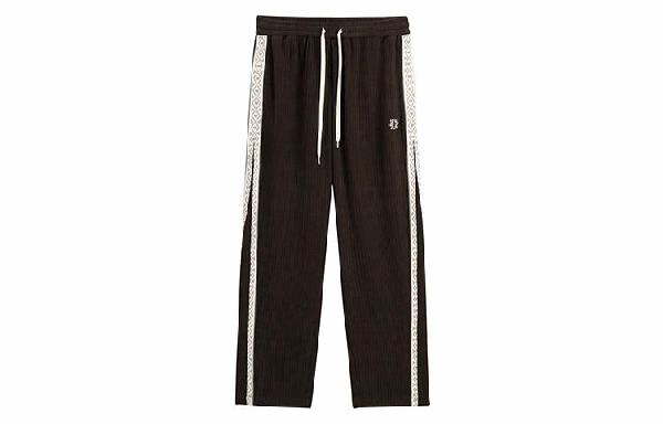 PEACEBIRD MEN Corduroy Straight Loose Pants Brown