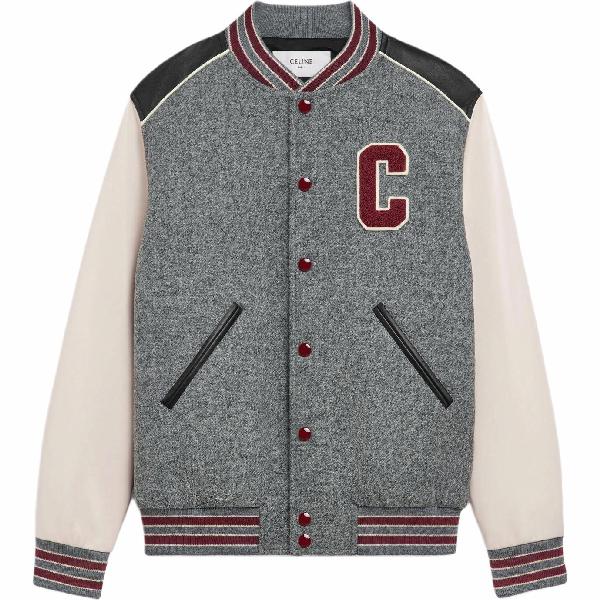 Celine Teddy Jacket Grey