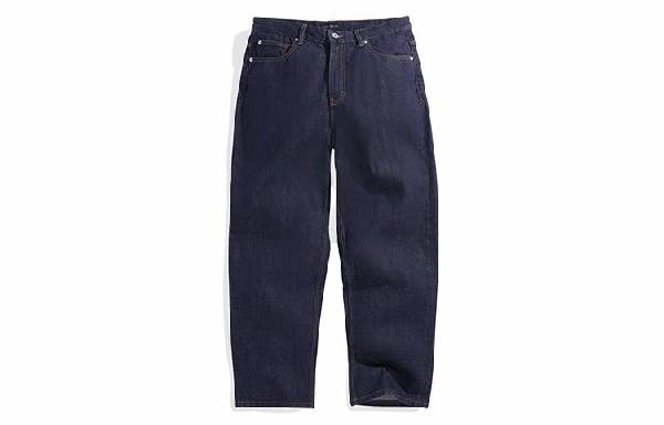 PEACEBIRD MEN Vintage Washed Denim Jeans