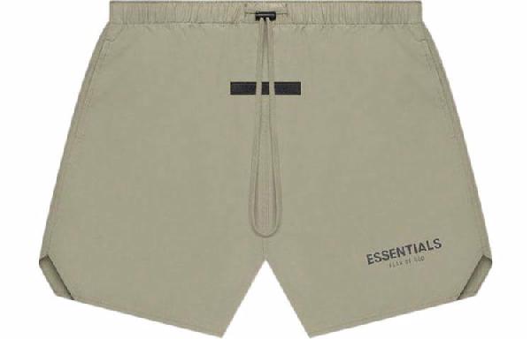 Fear of God Essentials FW21 Volley Short Pistachio Logo
