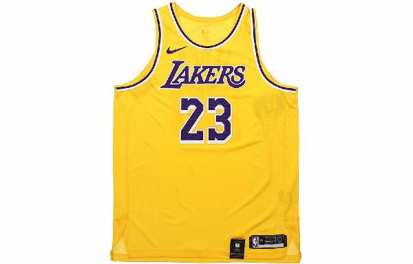 Nike LeBron James Connected Jersey Yellow