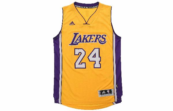 adidas Kobe Bryant Lakers Jersey Yellow
