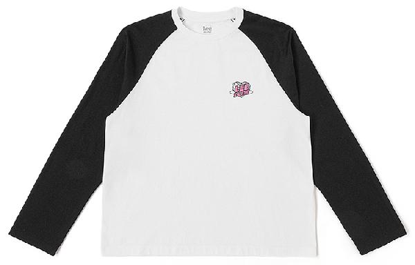 Lee FW23 Oversize Long Sleeve Tee White