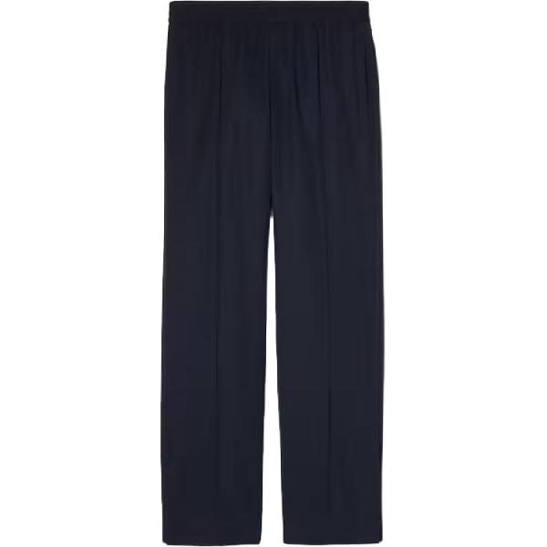 GUCCI Slim Fit Zip Casual Pants Navy Blue