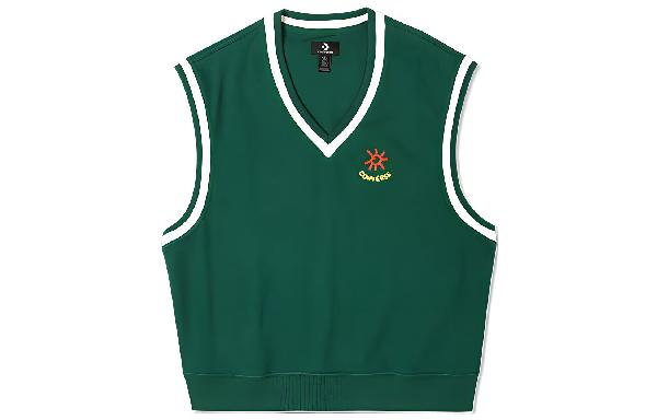 Converse Logo V-Neck Vest Green