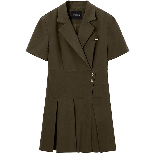 Peacebird Blazer Dress Brown