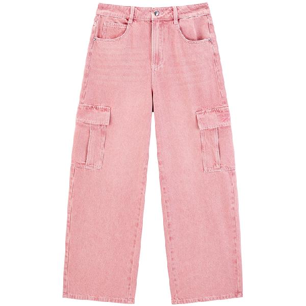 Peacebird x Reebok Workwear Pocket Straight Jeans Dust Pink