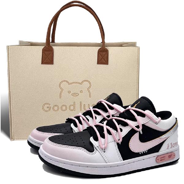 Jordan Air Jordan 1 Low Black White Pink