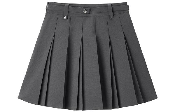 太平鸟 气质百褶短裙高腰休闲短裙 女款