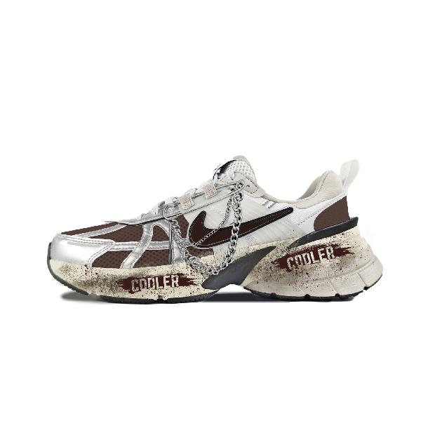 Nike V2K Run White Brown