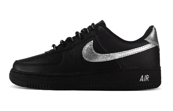 Nike Air Force 1 Black Silver
