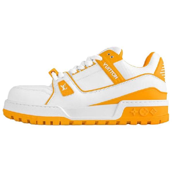 Louis Vuitton Trainer Maxi White Yellow