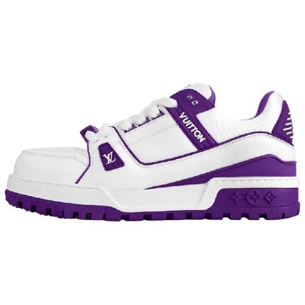 Louis Vuitton Trainer Maxi White Purple