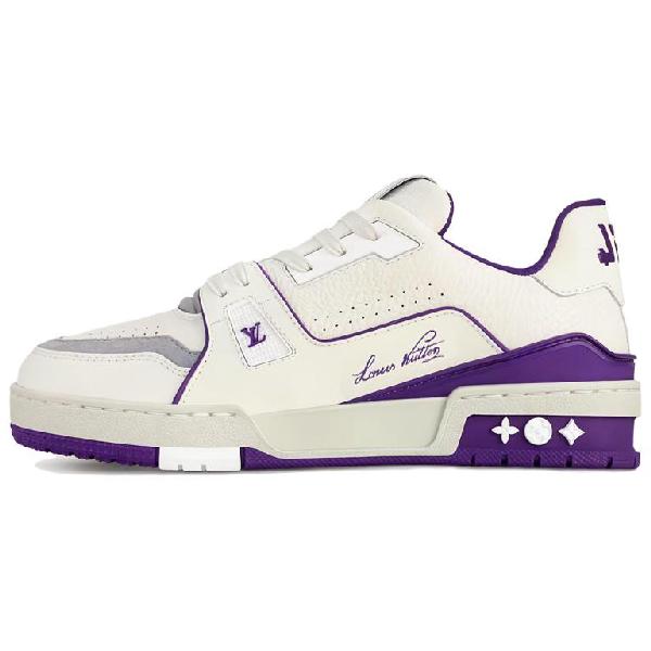 Louis Vuitton Trainer Low Purple White
